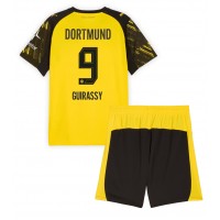 Koszulka piłkarska Borussia Dortmund Serhou Guirassy #9 Strój Domowy dla dzieci 2025-26 tanio Krótki Rękaw (+ Krótkie spodenki)